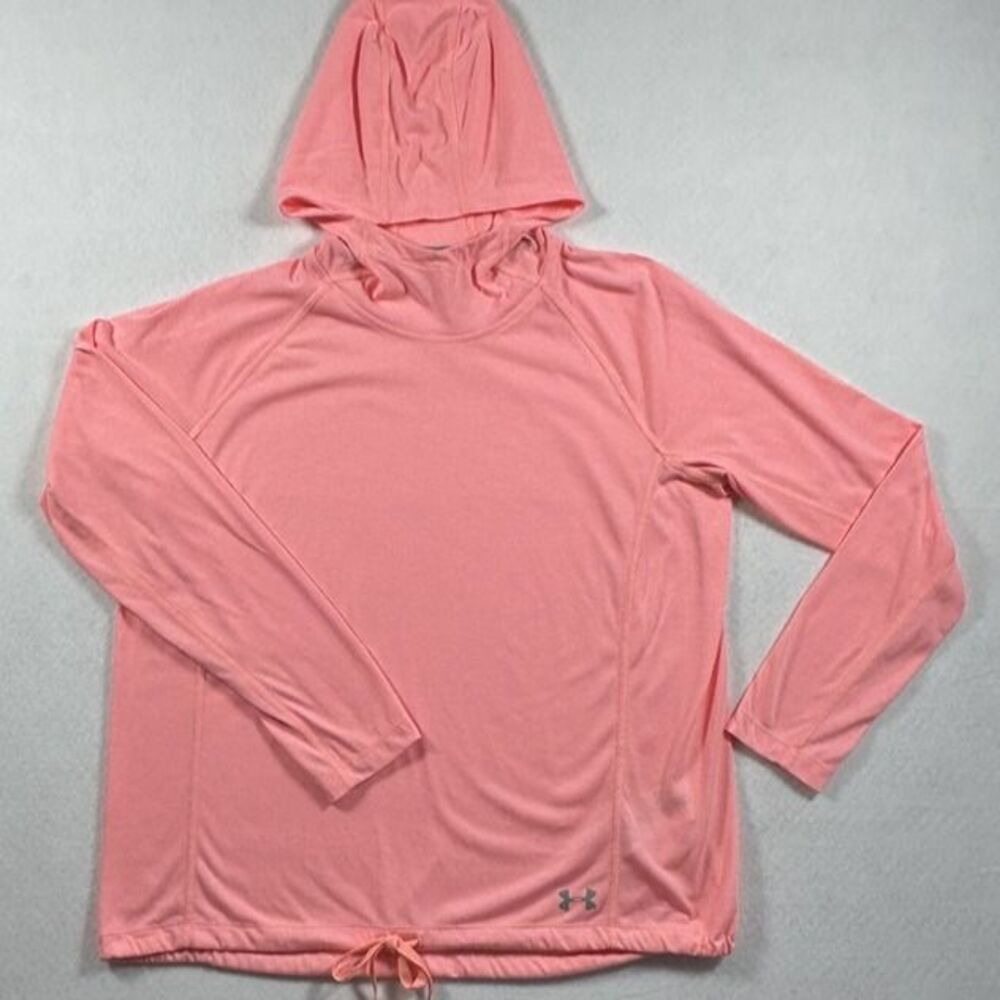 Under Armour Women's Threadborne Train Twist Hoodie pink/coral size XL